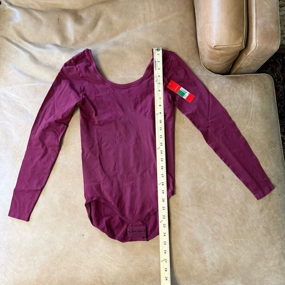 NWT The Base Body Suit Rich Garnet Women’s Size Large - Picture 2 of 8